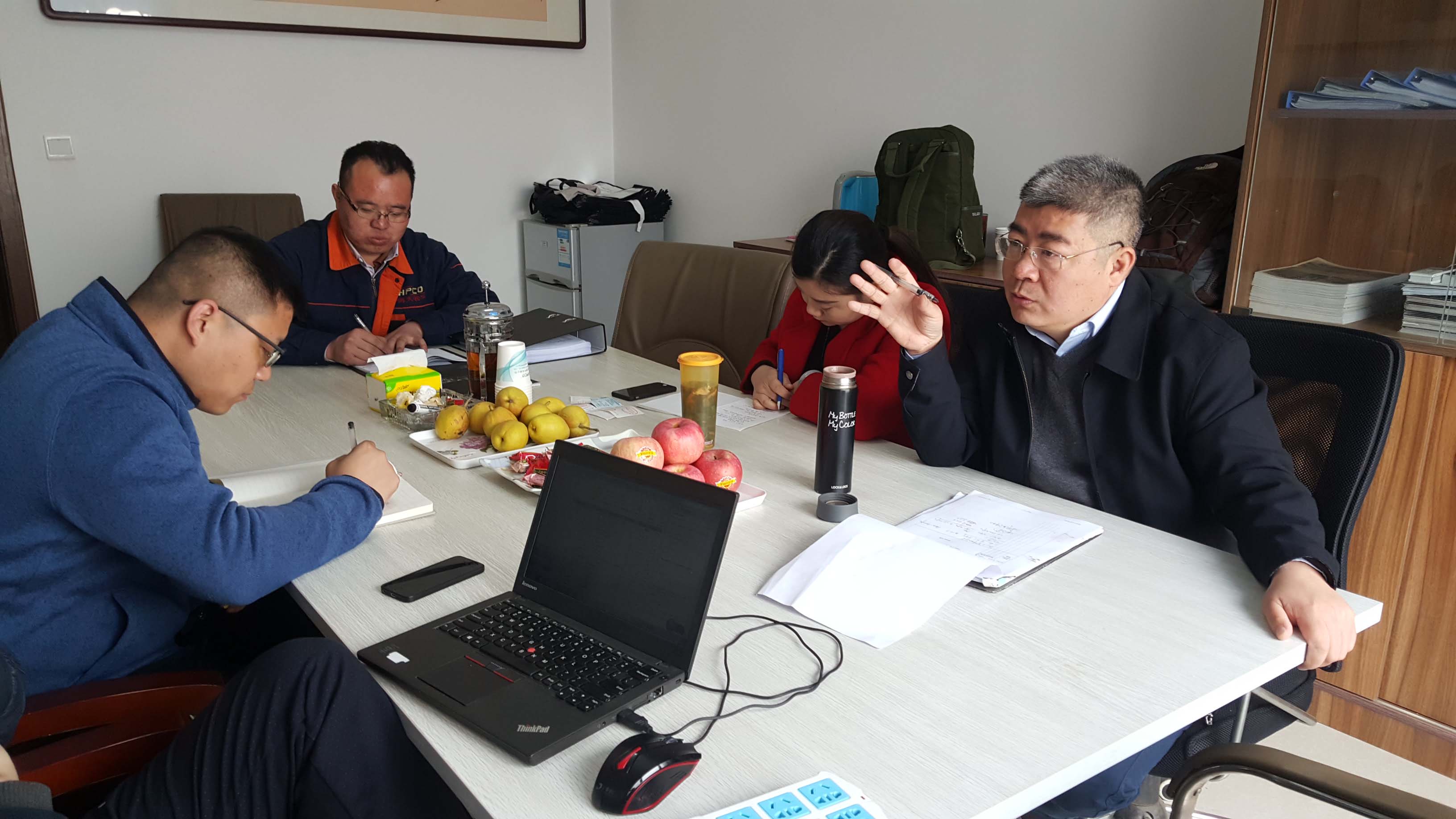 The PED audit team came to the factory for annual review.(图1)